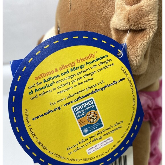 Build a Bear Velvet Hugs Brown Soft Plush Asthma Allergy Friendly Clothes Shoes - Picture 7 of 12